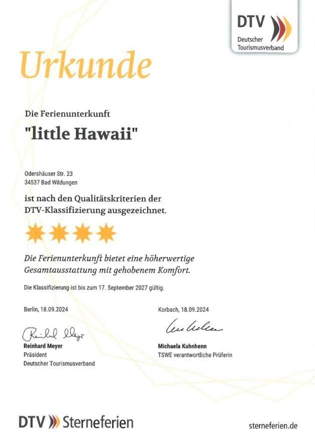 Apartmán Little Hawaii & Texas Bad Wildungen Exteriér fotografie